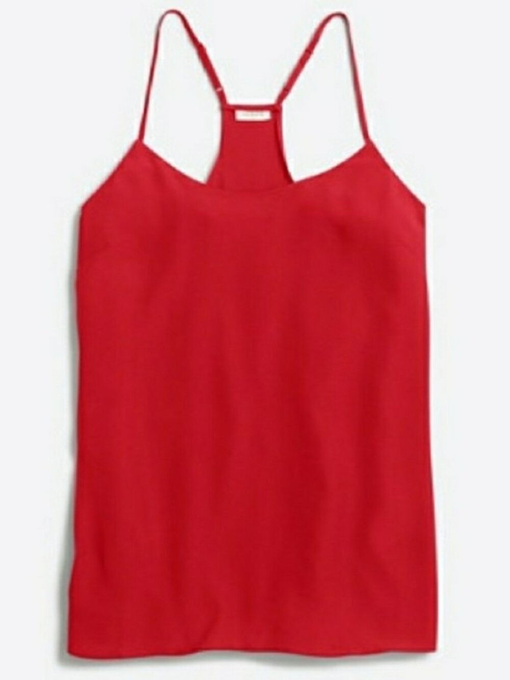 J. Crew Red spegetti strap camisole
